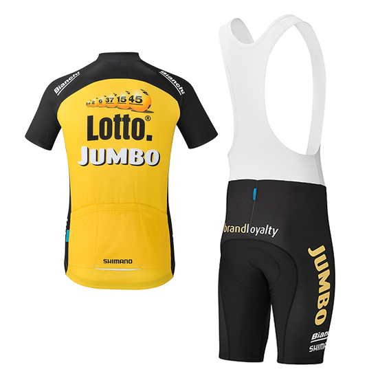 Maglia Lotto Jumbo Manica Corta 2017 giallo